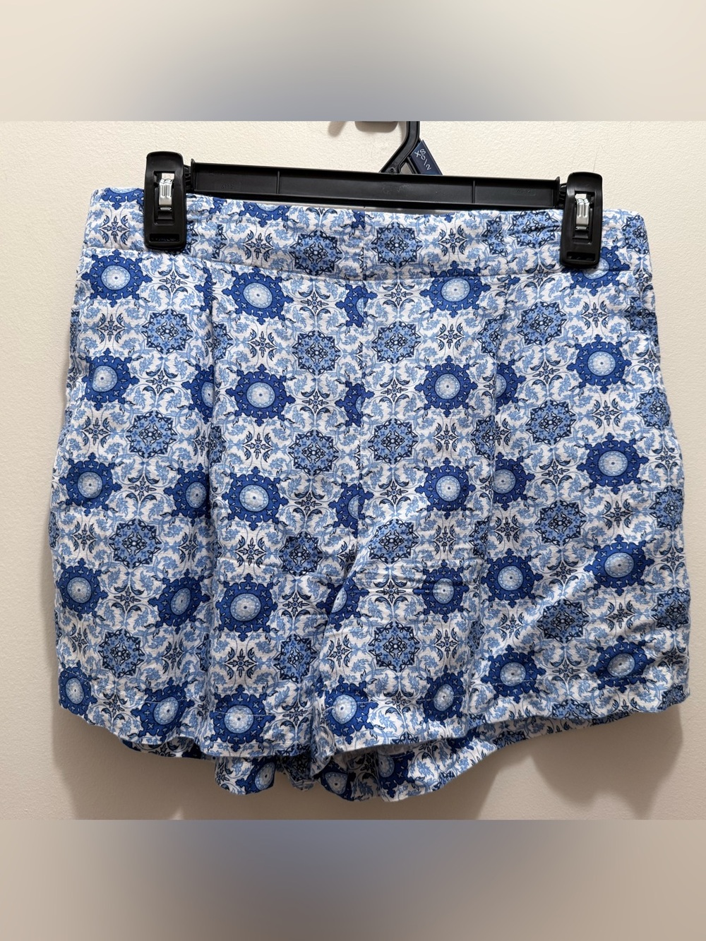 LOFT Blue and White Medallion Skort